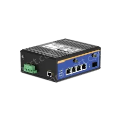 1 Port Gigabit SFP + 4 Ports Gigabit RJ45 Din-Rail Dual Band Wi-Fi6 Wireless Router