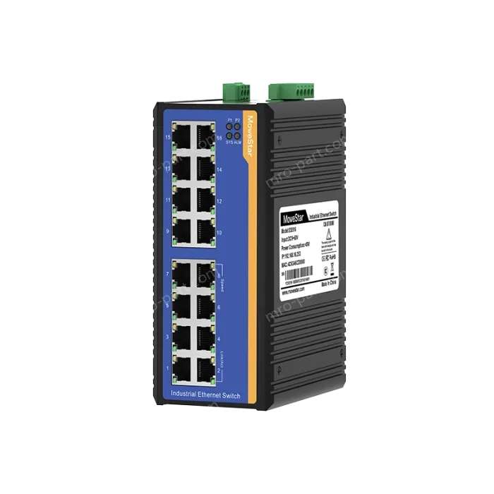 [100 Gigabit 16 Port] ring network management industrial switch