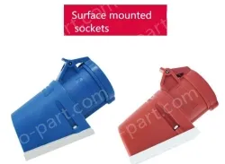 16A3 pole 230V concealed tilt plug