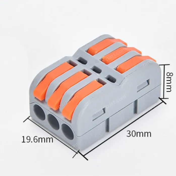 Quick terminal blocks-SPL-3M three-in, three-out mini model