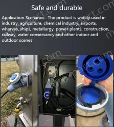 3 pole 63A open receptacle + socket
