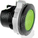 White frosted button, plastic black border, screw wiring