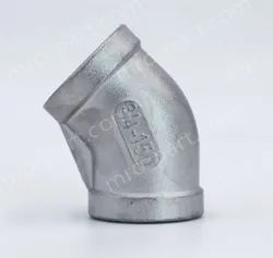 201/4 points 1/2 Stainless steel 45° elbow joint