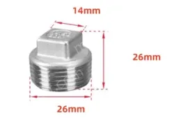 316 material 6 points 3/4 Stainless steel plugs