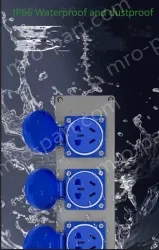 ZG-five holes 10A black panel single panel without bottom box