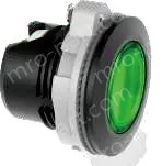 White transparent button, plastic black border, can be equipped with lamp holder module