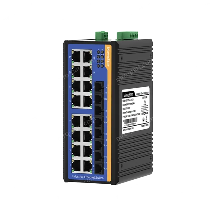 [100 Gigabit 4 Optical 16 Electrical] Ring Network Management Industrial Switch