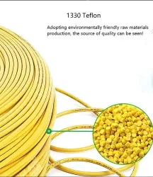 Teflon Wire Cable 6AWG Black 263 cores
