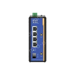 1 Port Gigabit SFP + 4 Ports Gigabit RJ45 Din-Rail Dual Band Wi-Fi6 Wireless Router