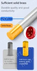 3 pole 63A open receptacle + socket