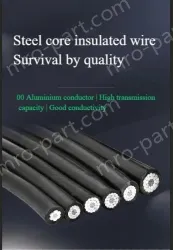 Steel core insulated wire 10KV3.4 thickness*JKLGYJ-120/20