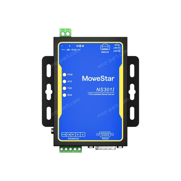1 Port RS232/485/422 Serial to 100M Ethernet Opto-isolated Server